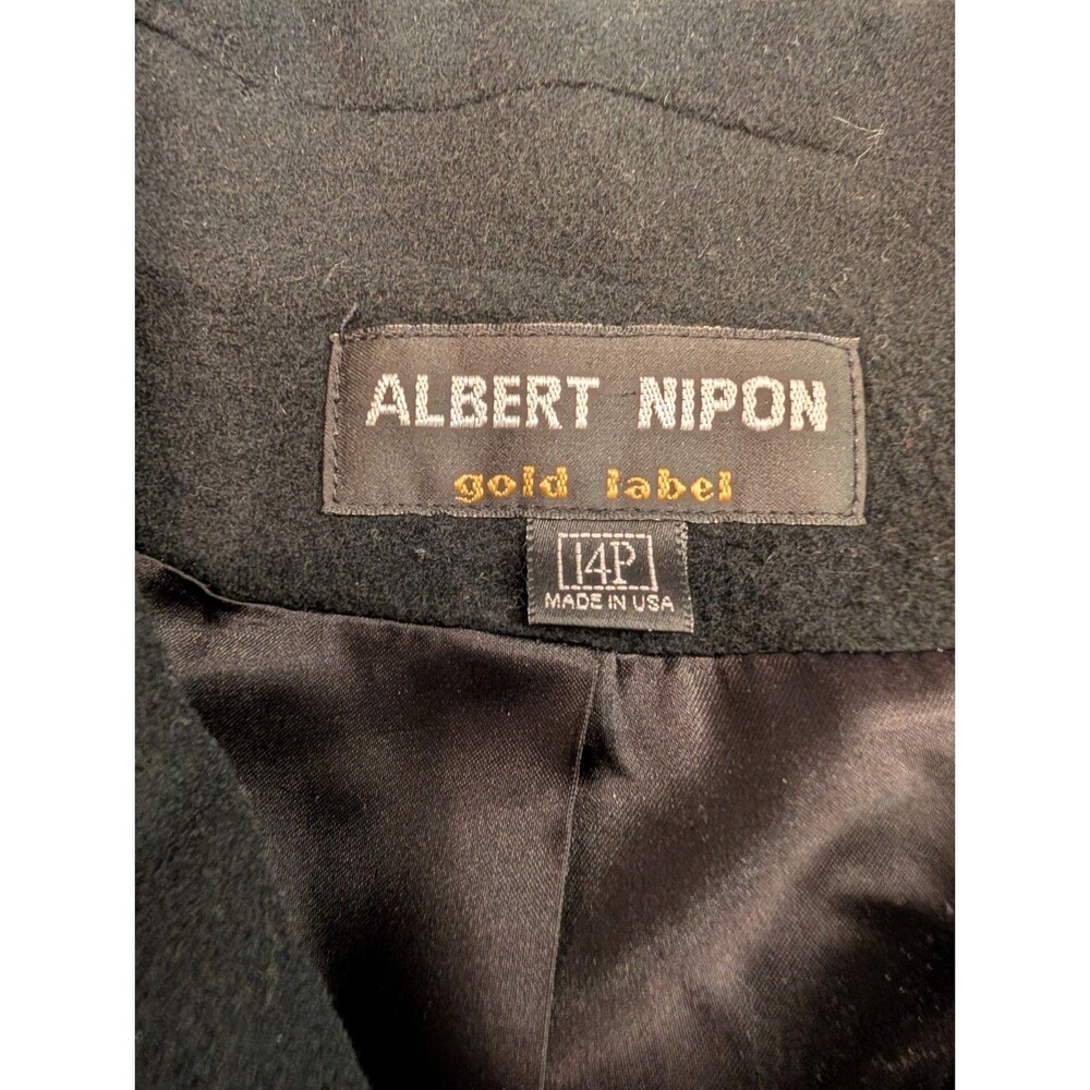 Albert Nipon Gold Label Wool/Cashmere Blend 14P F… - image 2
